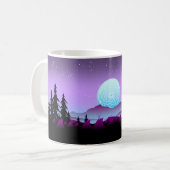 夢のキャッチャー夜 コーヒーマグカップ (正面左)