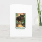 夢のキャッチャー-くまArtCardの精神 カード (裏面)