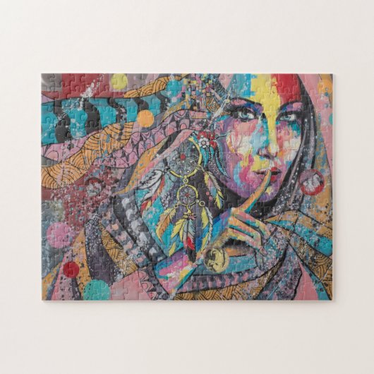 夢のキャッチャー ジグソーパズル (横)