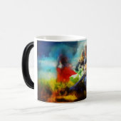 夢のダンサーの芸術のコーヒー・マグ モーフィングマグカップ (正面左)