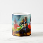 夢のダンサーの芸術のコーヒー・マグ モーフィングマグカップ (中央)