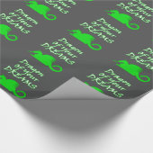 夢のドラゴン（白） ラッピングペーパー (角)