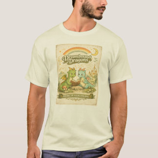 夢のドラゴンTシャツ | かわいいファンタジードラゴン Tシャツ