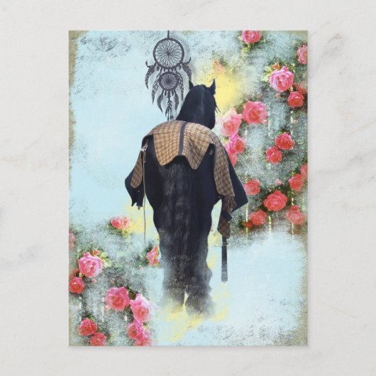 夢のバラ – はがき (正面)