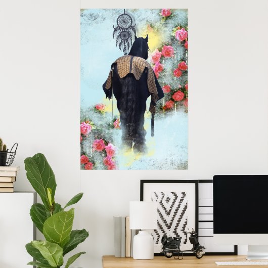 夢のバラ – ポスター (ホームオフィス)