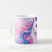 夢のパステルユニコーンマグカップ コーヒーマグカップ (正面左)
