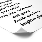 夢のパス感動的ミニ詩 ポスター (角)