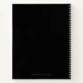 夢のパートナー白黒 ノートブック (裏面)