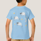 夢のヒツジ キッズTシャツ Tシャツ (裏面)