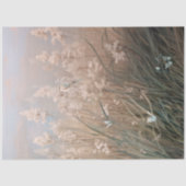 夢のフィールド鳥と蝶、パンパスグラス 薄葉紙 (正面)