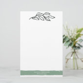 夢のフィールド |ひなパーソナライズされた形紙 便箋 (スタンド正面)