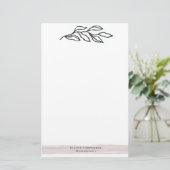 夢のフィールド |ひなパーソナライズされた形紙 便箋 (スタンド正面)