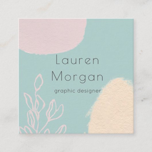 夢のフィールド |スクエア名刺 スクエア名刺 (正面)