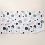 夢のフィールド |モノグラムビーチタオル ビーチタオル (正面)