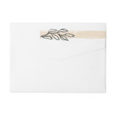 夢のフィールド |回り込み住所 シール ラップアラウンドラベル (裏面)