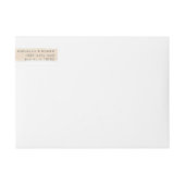 夢のフィールド |回り込み住所 シール ラップアラウンドラベル (正面)