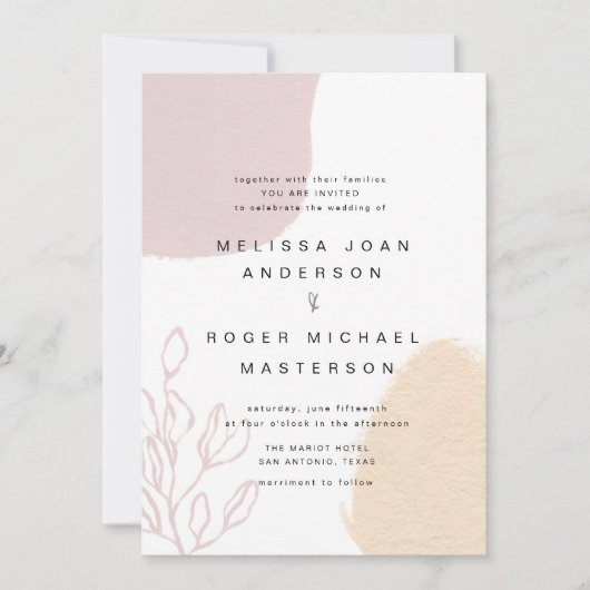 夢のフィールド | 結婚式招待状 招待状 (正面)