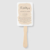 夢のフィールド |結婚式 プログラムハンドファン ハンドファン (正面)