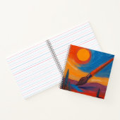 夢のブラシ ノートブック (内部)