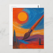 夢のブラシ ポストカード (正面/裏面)