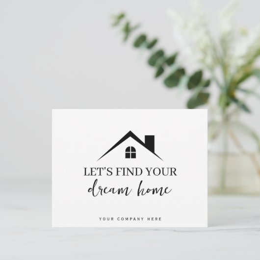 夢のホームリアルティを見つけよう ポストカード (スタンド正面)