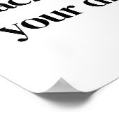 夢のポスターの実現 ポスター (角)