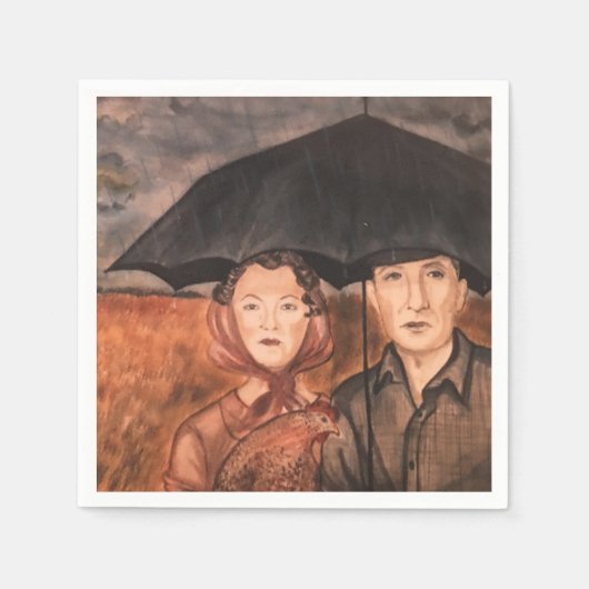 夢のポートレート スタンダードカクテルナプキン (正面)