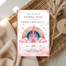 夢のレインボープリンセス城 3歳の誕生日