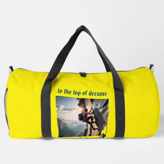 「夢の上へ」 ダッフルバッグ (裏面)