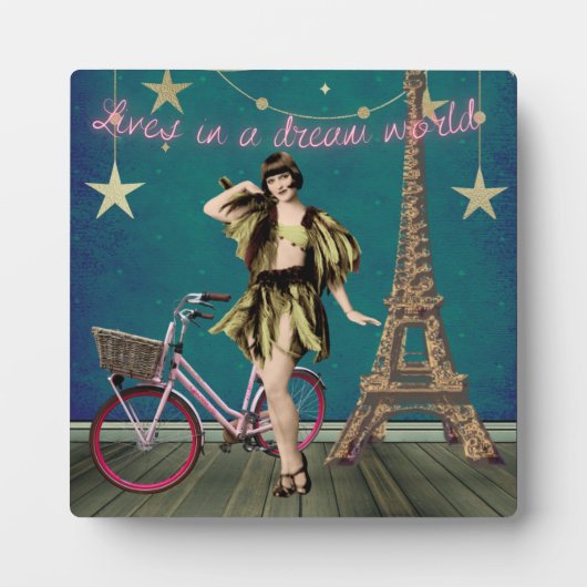 夢の世界で生きファンキー続ける フォトプラーク (正面)