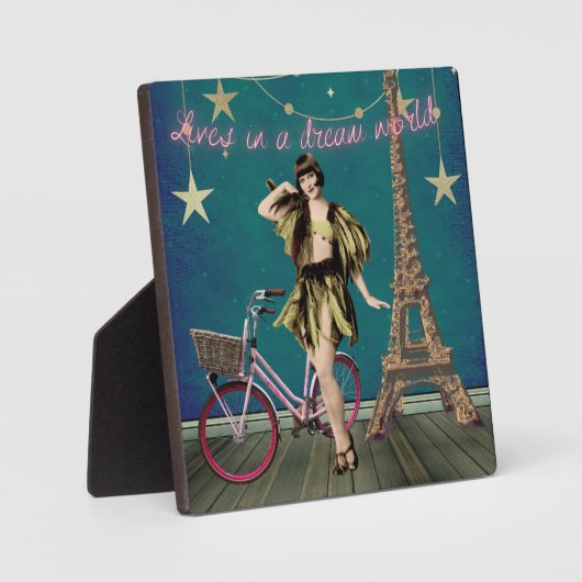 夢の世界で生きファンキー続ける フォトプラーク (正面)