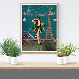 夢の世界で生きファンキー続ける ポスター