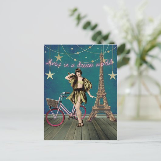 夢の世界で生きファンキー続ける ポストカード (スタンド正面)