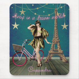 夢の世界で生きファンキー続ける マウスパッド