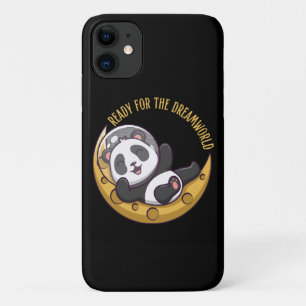夢の世界に向けて準備Hello little panda in pa iPhone 11 ケース