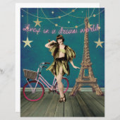 夢の世界のスクラップブックファンキー紙に住む (正面/裏面)