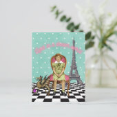 夢の世界のヴィンテージに住ファンキーむ ポストカード (スタンド正面)