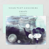 夢の中でのみ… 招待状 (正面/裏面)