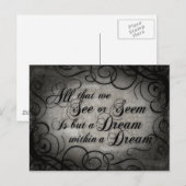 夢の中で夢を見る ポストカード (正面/裏面)