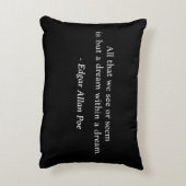 夢の中で夢エドガー・アラン・ポーのアクセント枕 アクセントクッション (裏面(縦))