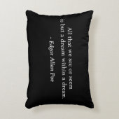 夢の中で夢エドガー・アラン・ポーのアクセント枕 アクセントクッション (正面(垂直))