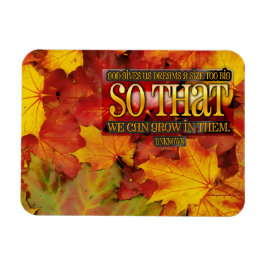 「夢の中で成長する」感動的引用文柔軟性 マグネット