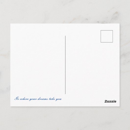 夢の中に行く ポストカード (裏面)