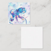 夢の中のタコ スクエア名刺 (正面/裏面)