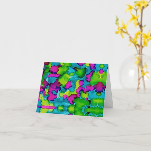 夢の中 カード (黄色い花)