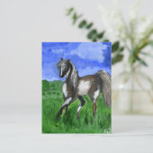 夢の人は馬の芸術に投資 ポストカード (スタンド正面)