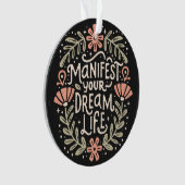 夢の人生のスピリチュアル確認 オーナメント (正面)