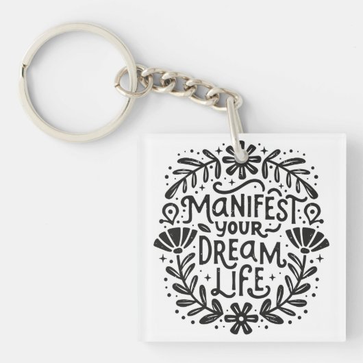 夢の人生のスピリチュアル確認 キーホルダー (正面)