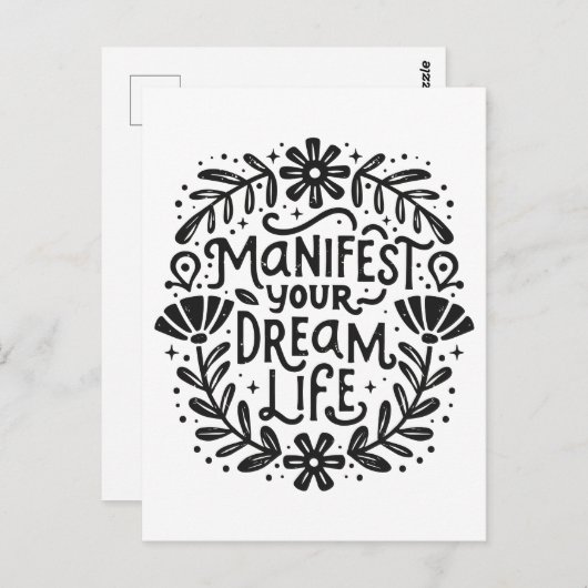 夢の人生のスピリチュアル確認 ポストカード (正面/裏面)