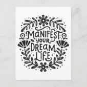 夢の人生のスピリチュアル確認 ポストカード (正面)